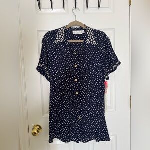 Karen Kane “Secret Garden” Blouse
Size: 12 | New With Tags | Made in USA
